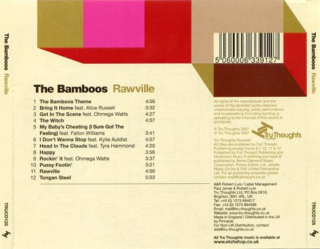The Bamboos : Rawville (CD, Album)