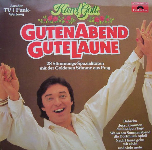 Karel Gott : Guten Abend, Gute Laune (28 Stimmungs-Spezialitäten Mit Der Goldenen Stimme Aus Prag) (LP)