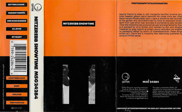 Nitzer Ebb : Showtime (Cass, Album, SR,)