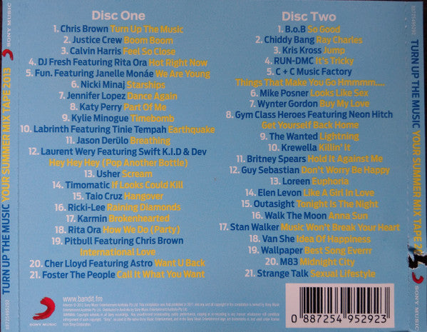 Various : Turn Up The Music - Your Summer Mix Tape 2013 (2xCD, Comp)