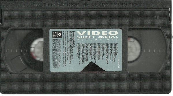 Various : Video Sheet Metal Volume One (VHS, PAL)