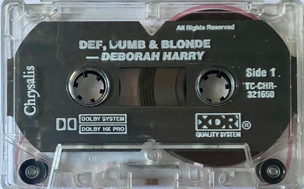 Deborah Harry : Def, Dumb & Blonde (Cass, Album, HX )