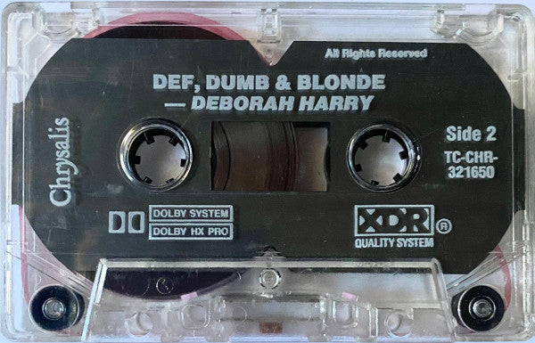 Deborah Harry : Def, Dumb & Blonde (Cass, Album, HX )