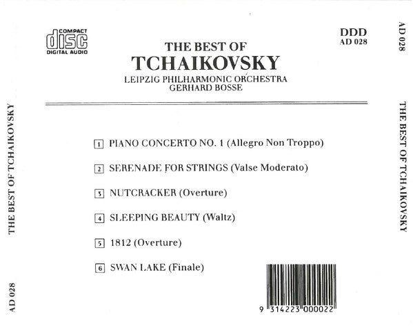Leipzig Philharmonic Orchestra : The Best Of Tchaikovsky (CD, Comp)