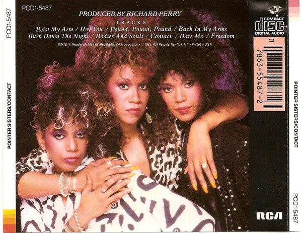 Pointer Sisters : Contact (CD, Album, Mad)