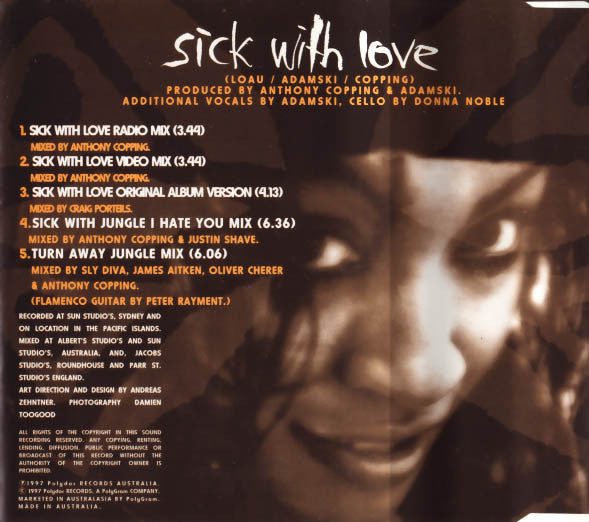 Robyn Loau : Sick With Love (CD, Single)