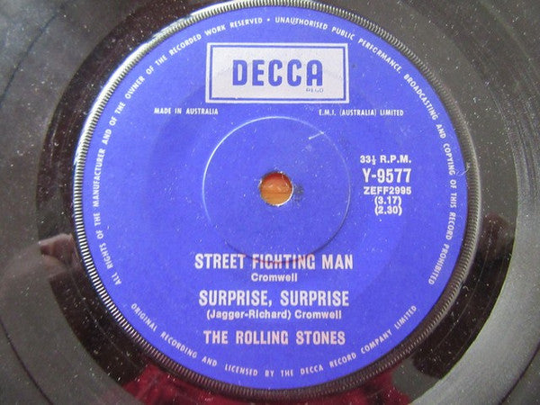 The Rolling Stones : Street Fighting Man / Surprise Surprise / Everybody Needs Somebody To Love (7", Maxi)