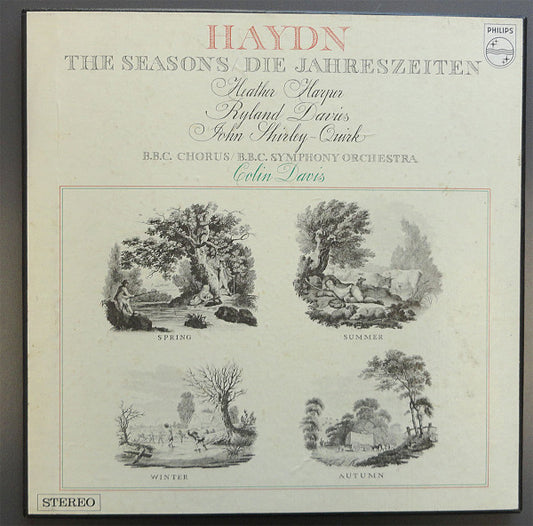 Haydn* / Colin Davis* : The Seasons / Die Jahreszeiten (3xLP, Red + Box)