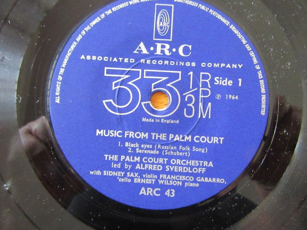 The Palm Court Orchestra : Music From The Palm Court (7")
