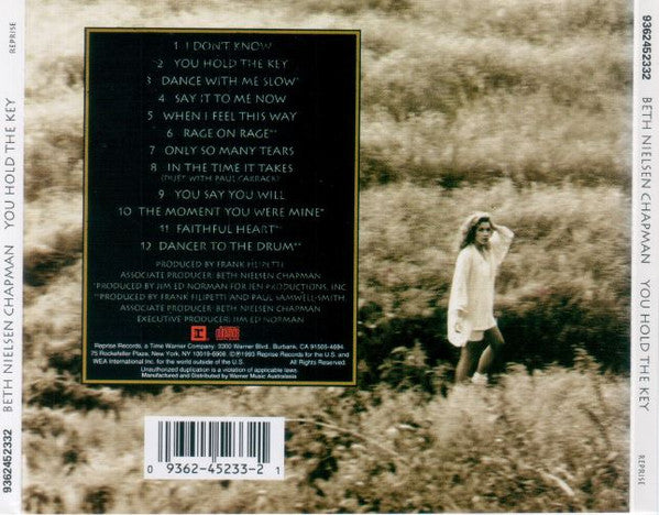 Beth Nielsen Chapman : You Hold The Key (CD, Album)