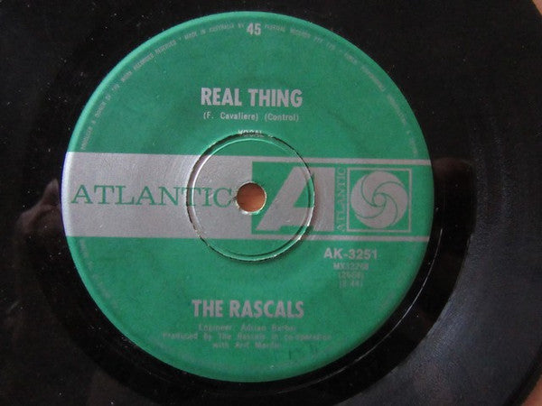 The Rascals : Carry Me Back  (7")