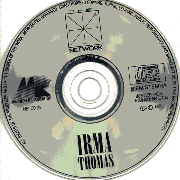 Irma Thomas : Live! (Simply The Best) (CD, Album)