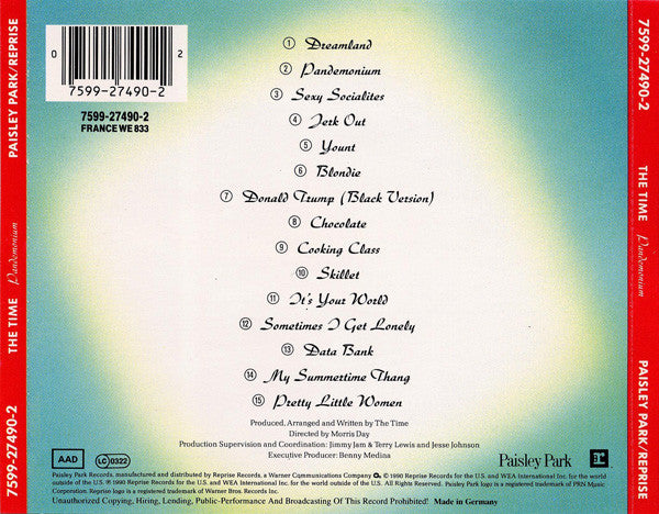 The Time : Pandemonium (CD, Album)