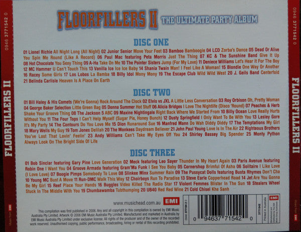 Various : Floorfillers II (3xCD, Comp)