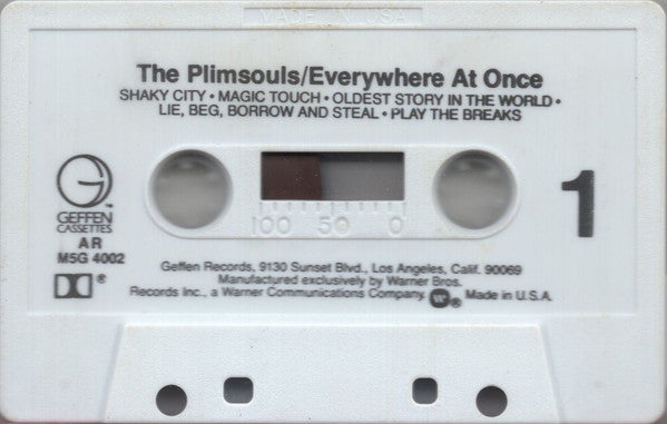 The Plimsouls : Everywhere At Once (Cass, Album, Bar)