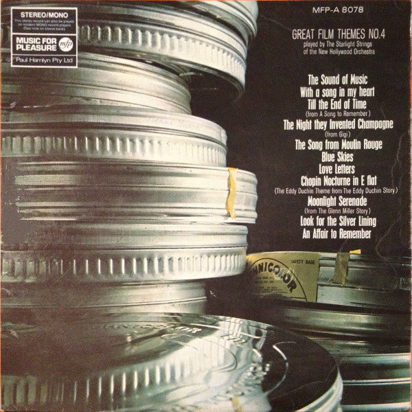 New Hollywood Orchestra : Great Film Themes No. 4 (LP)