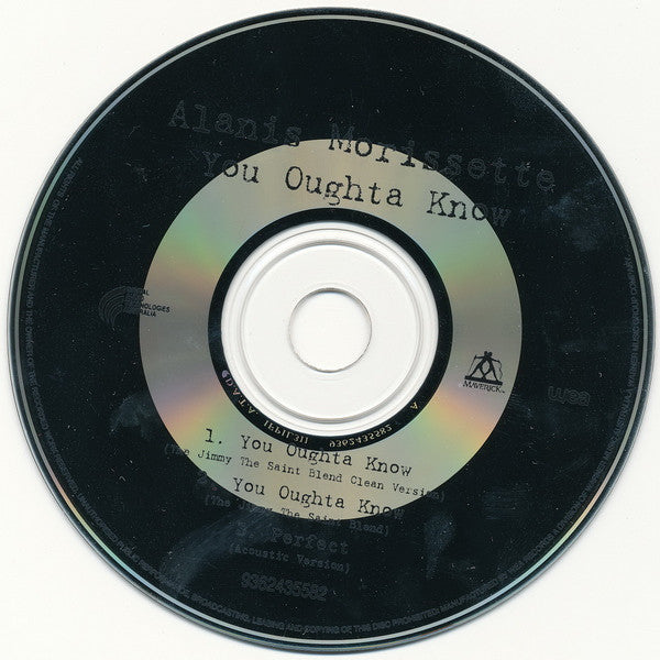 Alanis Morissette : You Oughta Know (CD, Single, Car)