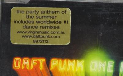 Daft Punk : One More Time (CD, Single)