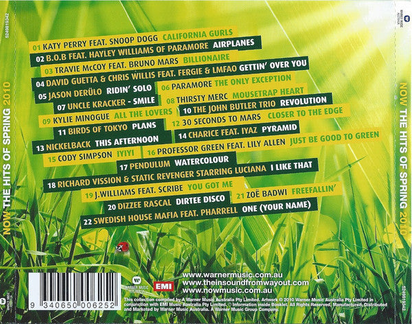 Various : Now The Hits Of Spring 2010 (CD, Comp)