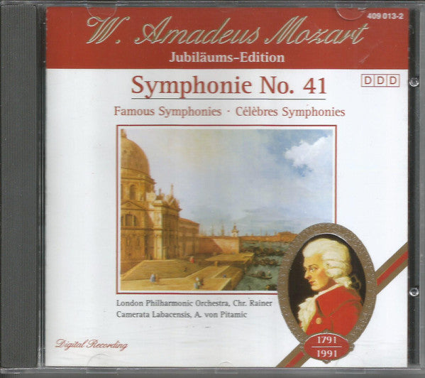 Wolfgang Amadeus Mozart - London Philharmonic Orchestra (2), Christian Rainer (2), Camerata Labacensis, Alexander von Pitamic : Symphonie No. 41 (CD, Comp)