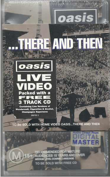 Oasis (2) : ...There And Then (VHS, PAL + CD, Single, Ltd, Promo)