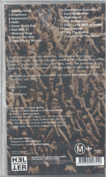 Oasis (2) : ...There And Then (VHS, PAL + CD, Single, Ltd, Promo)