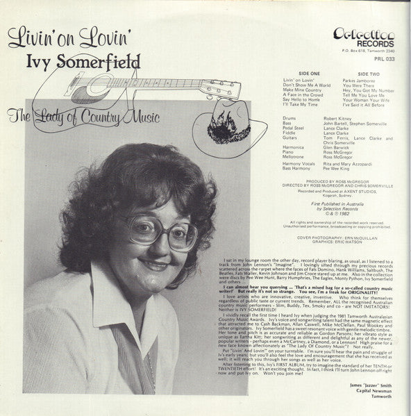 Ivy Somerfield : Livin' On Lovin' (LP)