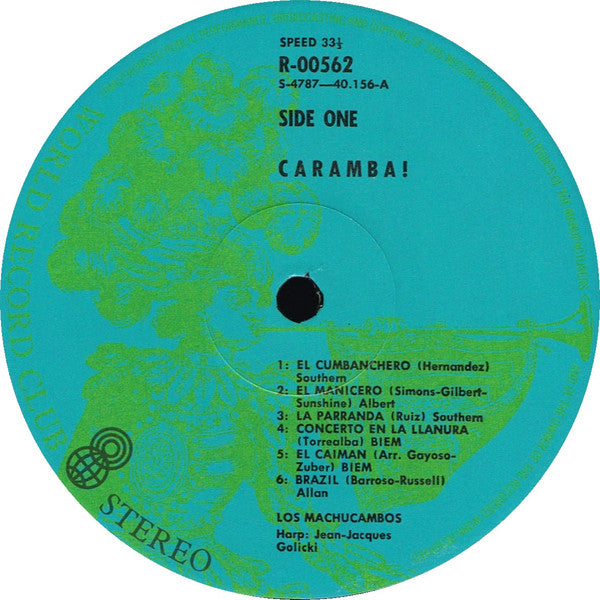 Los Machucambos : Caramba! (LP, Album, Club, RE)