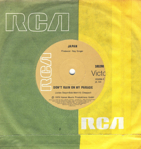 Japan : Don't Rain On My Parade (7", Single)