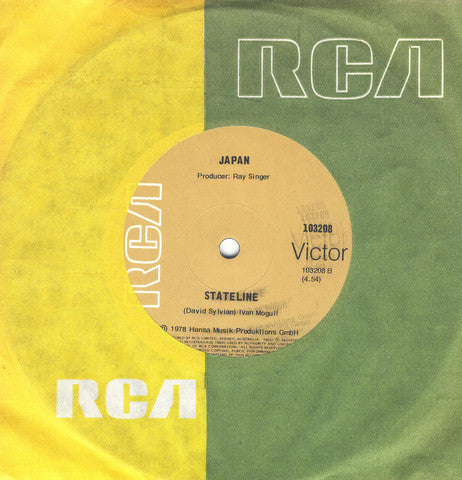 Japan : Don't Rain On My Parade (7", Single)