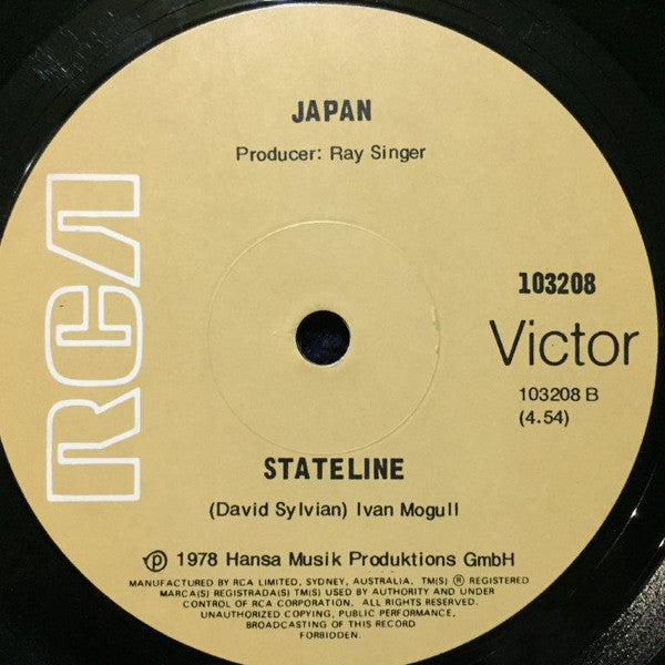 Japan : Don't Rain On My Parade (7", Single)