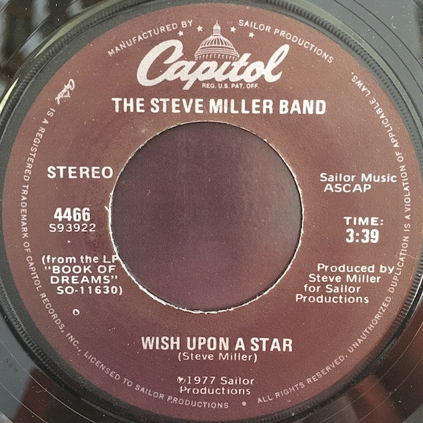 The Steve Miller Band* : Jungle Love (7", Single, Los)