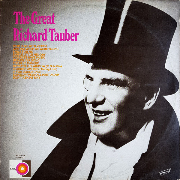Richard Tauber : The Great Richard Tauber (LP, Comp)
