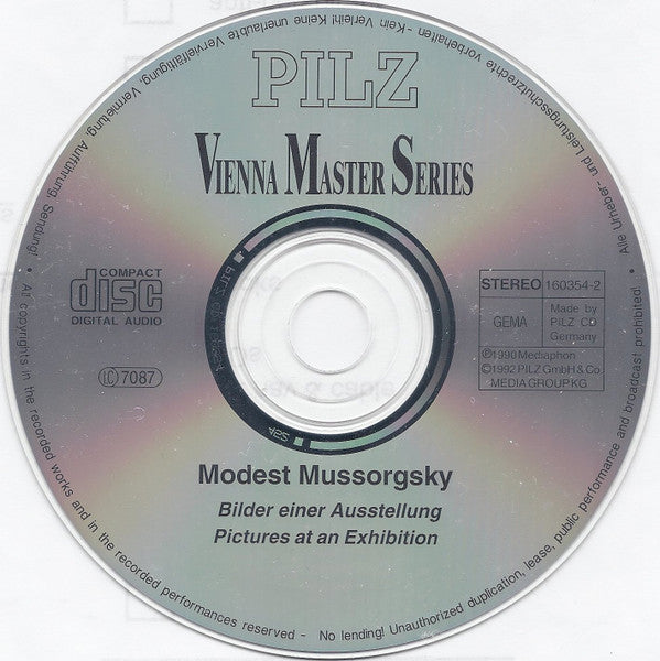 Modest Mussorgsky : Bilder Einer Ausstellung = Pictures At An Exhibition (CD, Comp)