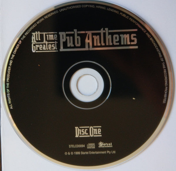 Various : All Time Greatest Pub Anthems (2xCD, Comp)