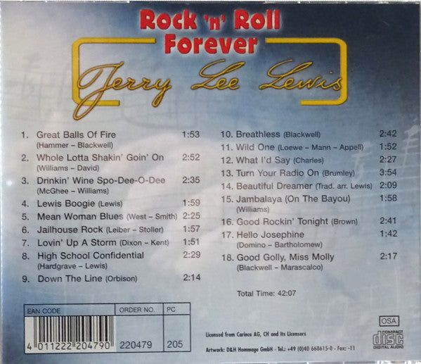 Jerry Lee Lewis : Rock'n Roll Forever (CD, Album, Comp)