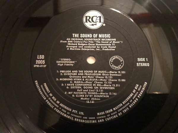 Rodgers & Hammerstein : The Sound Of Music (LP, Album)