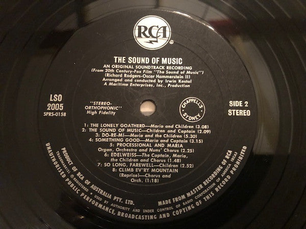 Rodgers & Hammerstein : The Sound Of Music (LP, Album)