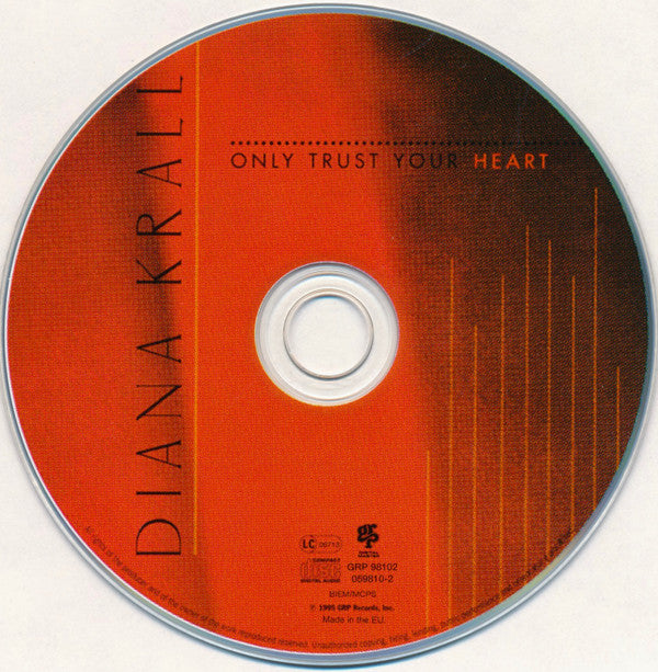 Diana Krall : Only Trust Your Heart (CD, Album, RE)