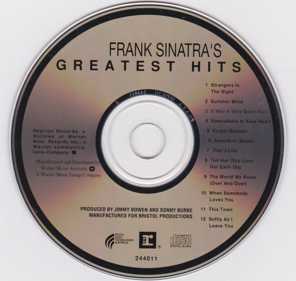 Frank Sinatra : Frank Sinatra's Greatest Hits! (CD, Comp, RE)
