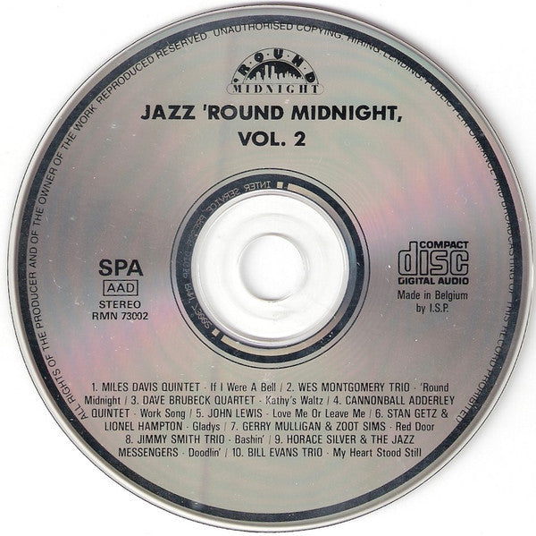 Various : Jazz 'Round Midnight Vol.2 (CD, Comp)