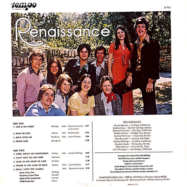Renaissance (18) : Praise God! (LP, Album)
