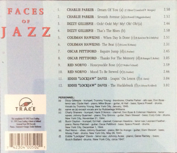 Various : Faces Of Jazz (CD, Album, Comp)