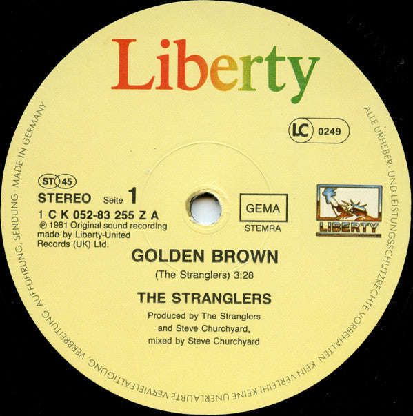 The Stranglers : Golden Brown (12", Maxi)
