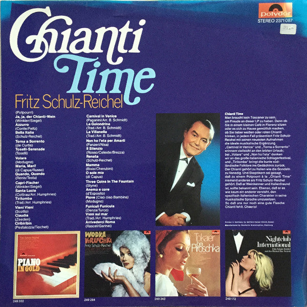 Fritz Schulz-Reichel : Chianti Time (LP)