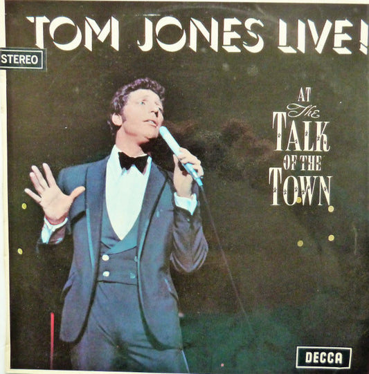 Tom Jones : Tom Jones Live! At The Talk Of The Town (LP)