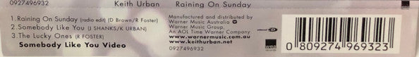 Keith Urban : Raining On Sunday (CD, Single, Enh)