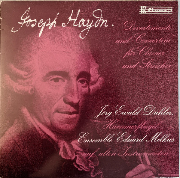 Joseph Haydn, Jörg Ewald Dähler, Ensemble Eduard Melkus : Divertimenti Und Concertini Fur Clavier Und Streicher (LP)