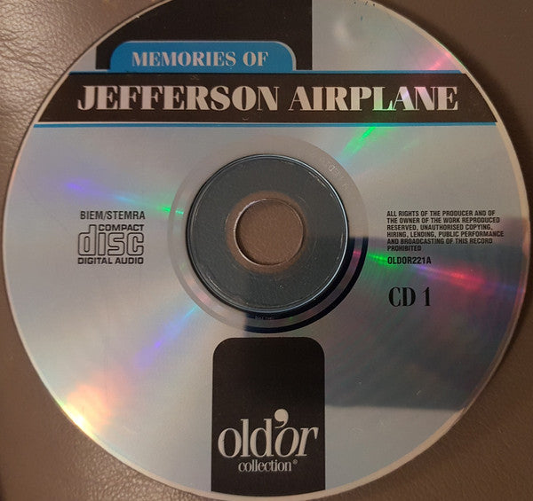 Jefferson Airplane / The Troggs : Memories Of Jefferson Airplane / The Troggs (2xCD, Comp)