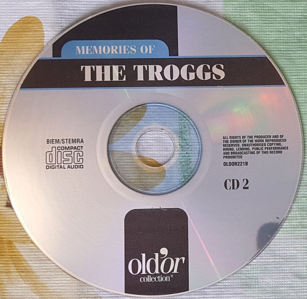 Jefferson Airplane / The Troggs : Memories Of Jefferson Airplane / The Troggs (2xCD, Comp)